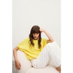 EFIMERON SHORT SLEEVE KNIT SWEATER