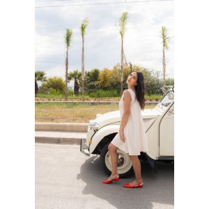 MELISSA PEARLS ON SAND DRESS