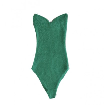 MILKWHITE KNIT BODY GREEN
