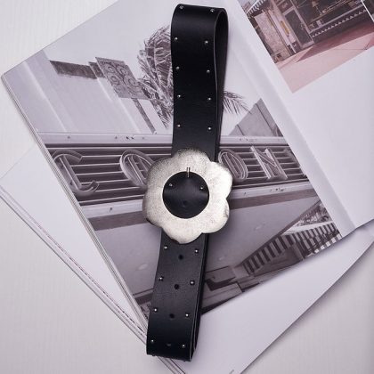 VIOLET LEATHER BELT INDIVIDUAL