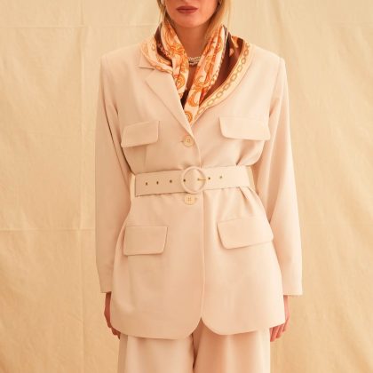VANILLA SAFARI BLAZER TRIKOGIA