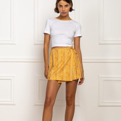 STEFANIA VAIDANI AMARA WRAP SKIRT
