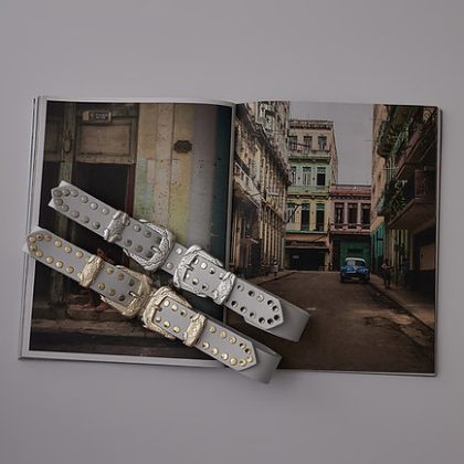 INDIVIDUAL ART LEATHER OPPOSITES BELT