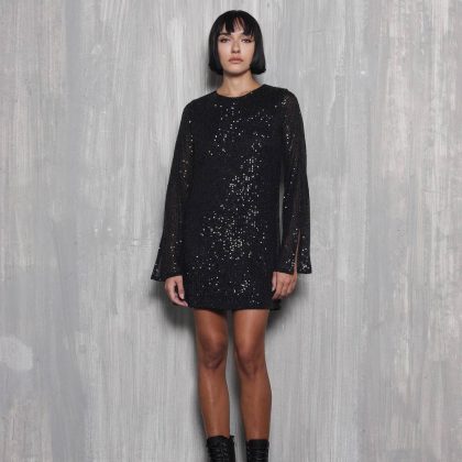 LIKNO SEQUIN MINI DRESS TAG