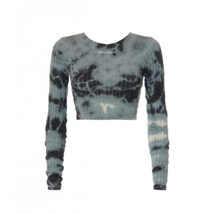 MILKWHITE TIE DYE TSHIRT WITH MILKWHITE LOGO