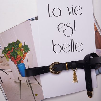 INDIVIDUAL JOYOUS LEATHER BELT
