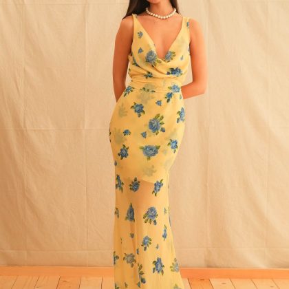 DAPHNE DRAPPED DRESS TRIKOGIA