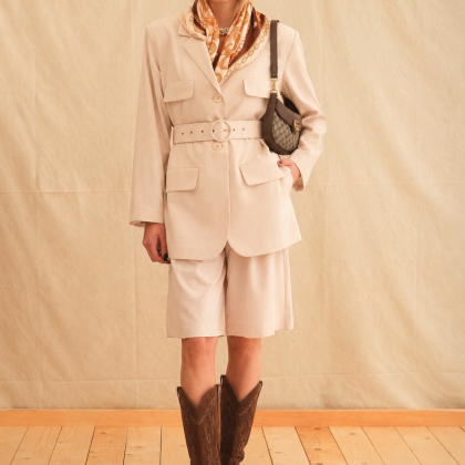 VANILLA SAFARI BLAZER TRIKOGIA