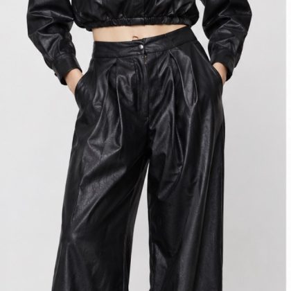 fAUX LEATHER YANG PANTS CN